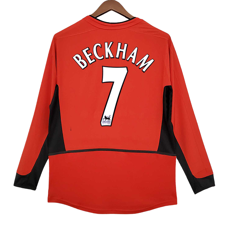 04 Manchester United home Long sleeved retro
