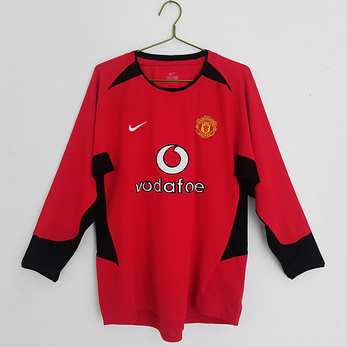 04 Manchester United home Long sleeved retro
